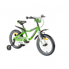 16" Vaikiškas dviratis 2-4 ratų (iki 45kg, ūgis 100-125cm) Kawasaki  Juroku