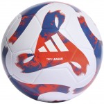 adidas Tiro League TSBE futbolo kamuolys, baltas/mėlynas/raudonas (HT2422)