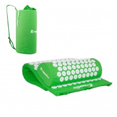 Akupresūros masažuoklis-aplikatorius (pagalvėlė + kilimėlis) inSPORTline Alavea - Green