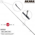 Atsarginė meškerės dalis AKARA Teuri S662ML, suderinamai meškerei 1,98 m (TS662ML-198) Atsarginė meškerės dalis AKARA Teuri S662ML, suderinamai meškerei 1,98 m (TS662ML-198)