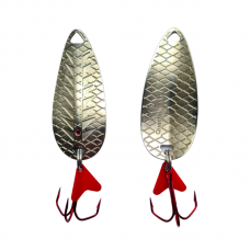 Blizgė Quantal Lake AZTEC 15 Spalva Sidabro Raudona Uodega