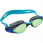 Crowell GS23 Splash Mirror vaikiški plaukimo akiniai, pilki/turkio spalvos