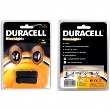 Duracell Priekinis + Galinis 1 LED Dviračio Šviesos Rinkinys 00919