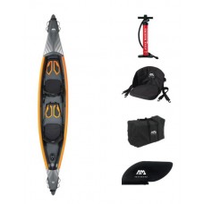 Dvivietis pripučiamas kajakas su irklu Aqua Marina Tomahawk 440x78 cm AIR-K 440
