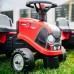 FALK CASE IH vaikiškas traktorius-paspirtukas su priekaba FALK CASE IH vaikiškas traktorius-paspirtukas su priekaba