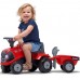 FALK CASE IH vaikiškas traktorius-paspirtukas su priekaba FALK CASE IH vaikiškas traktorius-paspirtukas su priekaba