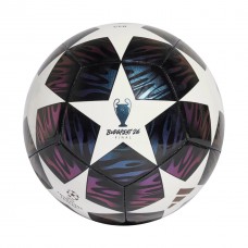 Futbolo kamuolys adidas UCL 25/26 Final Club juodas, violetinis ir baltas Futbolo kamuolys adidas UCL 25/26 Final Club juodas, violetinis ir baltas