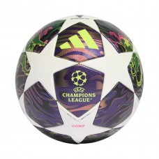 Futbolo kamuolys adidas UCL 25/26 Final Competition, baltas ir violetinis Futbolo kamuolys adidas UCL 25/26 Final Competition, baltas ir violetinis