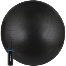 Gimnastikos kamuolys AVENTO 42OD-BLK 65 cm + pompa