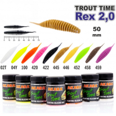 Guminukas AKARA SOFTTAIL Trout Time Rex Tutti Frutti Spalva 446