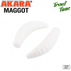 Guminukas AKARA Trout Time MAGGOT 1,8, 46 mm, 02T (MG1/8-02T-SH-F7) Guminukas AKARA Trout Time MAGGOT 1,8, 46 mm, 02T (MG1/8-02T-SH-F7)