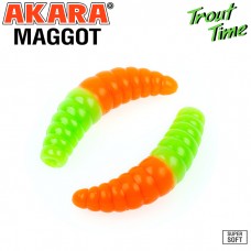 Guminukas AKARA Trout Time MAGGOT, 40 mm, 454 (MG1/6-454-CH-F10) Guminukas AKARA Trout Time MAGGOT, 40 mm, 454 (MG1/6-454-CH-F10)
