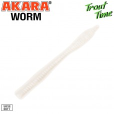 Guminukas AKARA Trout Time WORM 3, 75 mm, 011C (W3-011C-CH-F10)