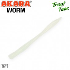 Guminukas AKARA Trout Time WORM 3, 75 mm, 12 (W3-12-SH-F10)
