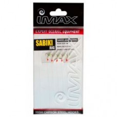 Jūrinė Sistema Imax Sabiki1 Sandeel & Baby Herring 0.20/0.23mm 5 hooks #14