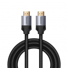 Kabelis DP HDMI 2.0m vienpusis tamsiai pilkas BASEUS