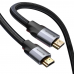 Kabelis DP HDMI 2.0m vienpusis tamsiai pilkas BASEUS