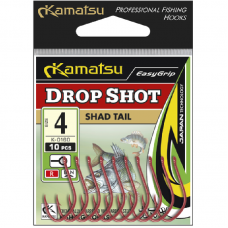 Kabliukai KAMATSU Drop Shot Shad Tail Bln Nr.4