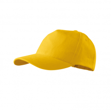 Kepurė su Snapeliu MALFINI 5P 307 Unisex, Geltona 340g/m2