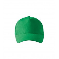 Kepurė su snapeliu MALFINI 5P 307 Unisex, Kelly green 340g/m2