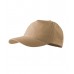 Kepurė su snapeliu MALFINI 5P 307 Unisex, Sand 340g/m2