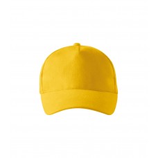 Kepurė su snapeliu MALFINI 5P 307 Unisex, Yellow 340g/m2