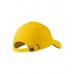 Kepurėle su snapeliu MALFINI Sandwich 6P Geltona 340 g/m²