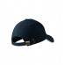 Kepurėle su snapeliu MALFINI Sandwich 6P Navy blue 340 g/m²