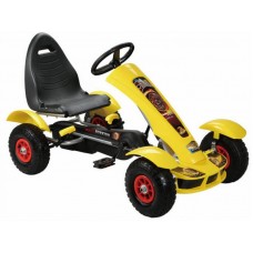 Keturratis Go-Kart F618, geltonas (4-10 metų)