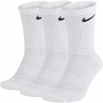Kojinės, 3 poros, baltos, SX7664 100 Nike Everyday Cushioned Crew Kojinės, 3 poros, baltos, SX7664 100 Nike Everyday Cushioned Crew