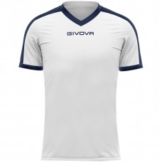 Marškinėliai Givova Revolution Interlock Balta Mėlyna MAC04 0304