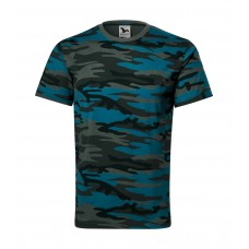 Marškinėliai Unisex MALFINI Camouflage 144 Camouflage petrol 160 g/m²