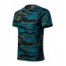 Marškinėliai Unisex MALFINI Camouflage 144 Camouflage petrol 160 g/m²