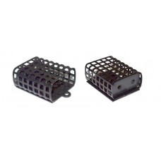 Metalinė žvejybinė Šėrykla Uždaru Dugnu KR-BL Stačiakampė 30g. Juoda