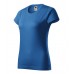 Moteriški Marškinėliai MALFINI Basic 134 Azure blue, 160g/m2