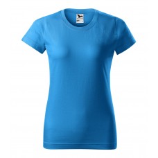 Moteriški Marškinėliai MALFINI Basic 134 Blue, 160g/m2