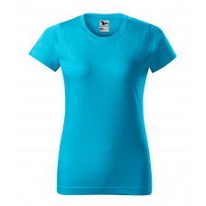 Moteriški Marškinėliai MALFINI Basic 134 Blue atoll, 160g/m2