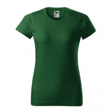 Moteriški Marškinėliai MALFINI Basic 134 Bottle green, 160g/m2