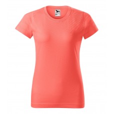 Moteriški Marškinėliai MALFINI Basic 134 Coral, 160g/m2