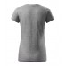 Moteriški Marškinėliai MALFINI Basic 134 Dark gray melange, 160g/m2