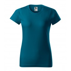 Moteriški Marškinėliai MALFINI Basic 134 Petrol blue, 160g/m2