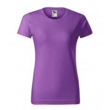 Moteriški Marškinėliai MALFINI Basic 134 Purple, 160g/m2 Moteriški Marškinėliai MALFINI Basic 134 Purple, 160g/m2