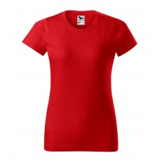 Moteriški Marškinėliai MALFINI Basic 134 Red, 160g/m2