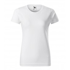 Moteriški Marškinėliai MALFINI Basic 134 White, 160g/m2