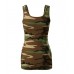 Moteriški Marškinėliai MALFINI Camo Triumph 180 g/m² Camouflage brown