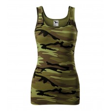 Moteriški Marškinėliai MALFINI Camo Triumph 180 g/m² Camouflage green