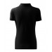 Moteriški Polo Marškinėliai MALFINI Cotton Black, 170 g/m²