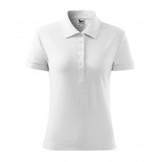 Moteriški Polo Marškinėliai MALFINI Cotton White, 170 g/m²