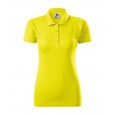 Moteriški polo marškinėliai Single J. 223 | citrininė spalva