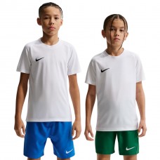 Nike Dri-FIT Park VIII vaikiški marškinėliai, balti Nike Dri-FIT Park VIII vaikiški marškinėliai, balti